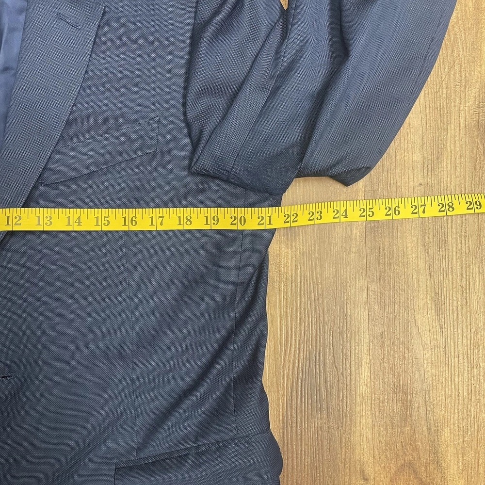 Canali Exclusive 1934 Blazer Mens 54 44R Blue Wool Suit Jacket - Picture 8 of 11